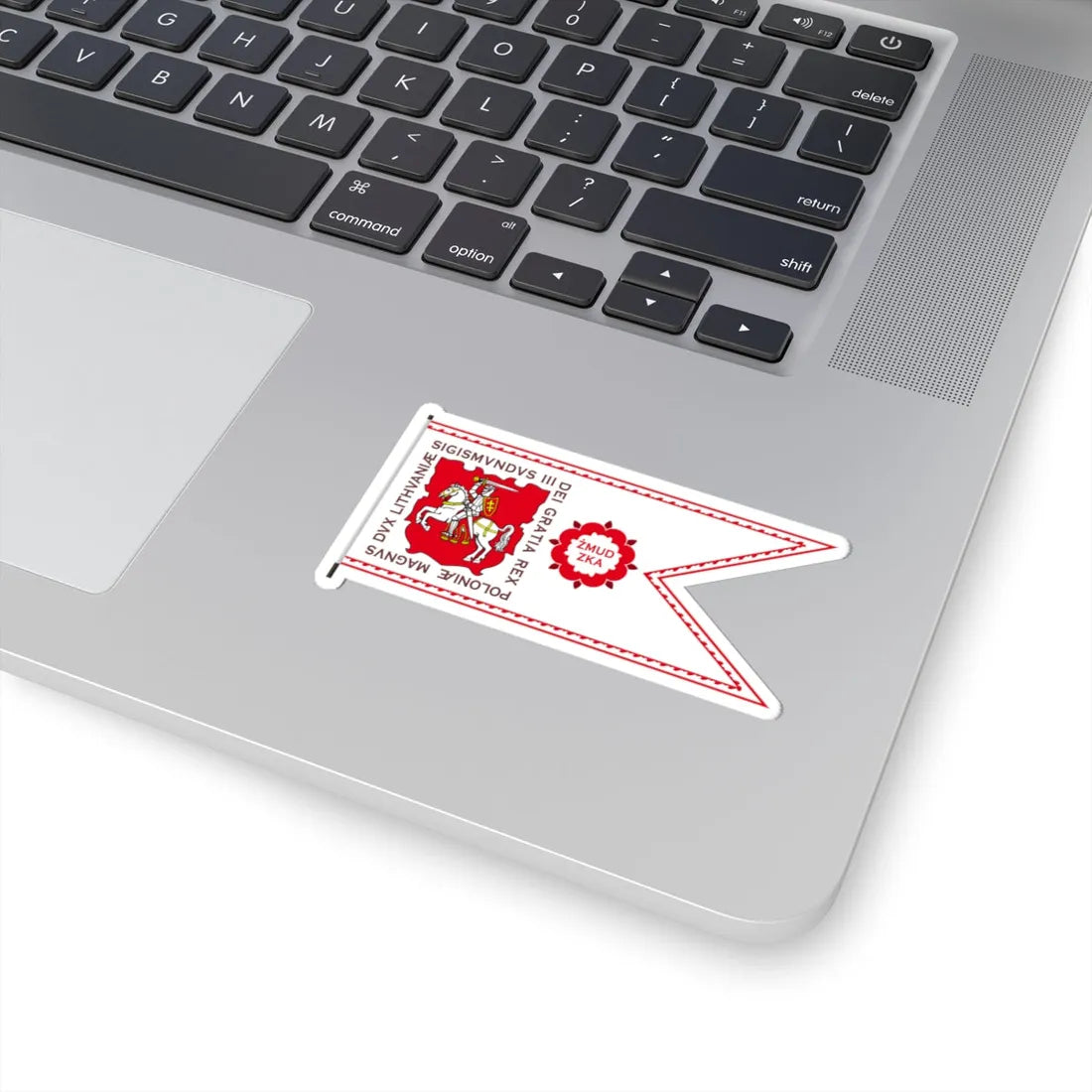 Banner of Duchy of Samogitia 1609-1618-1 (Belarus) (Coat of Arms) STICKER Vinyl Kiss-Cut Decal - The Sticker Space