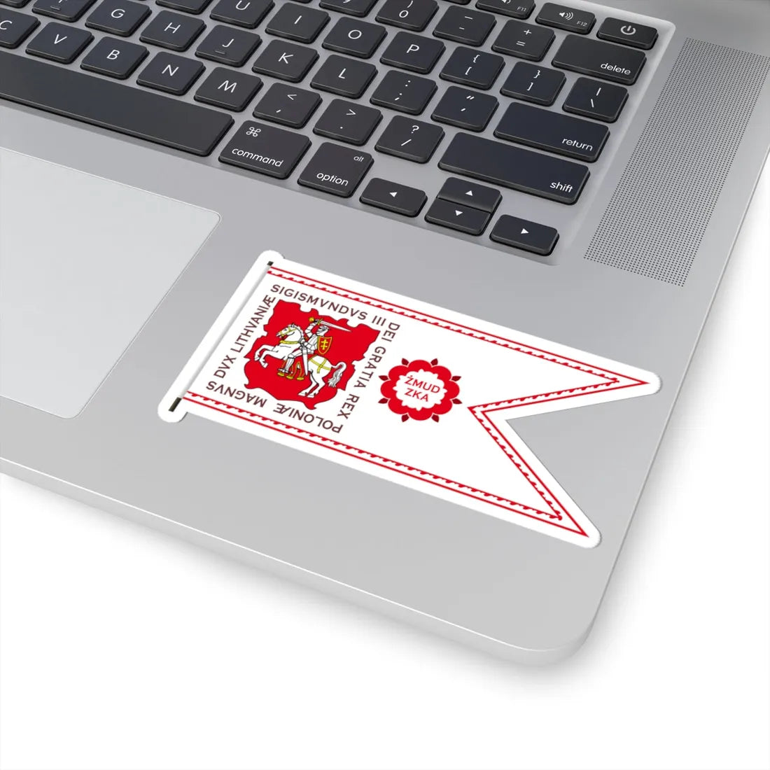 Banner of Duchy of Samogitia 1609-1618-1 (Belarus) (Coat of Arms) STICKER Vinyl Kiss-Cut Decal - The Sticker Space