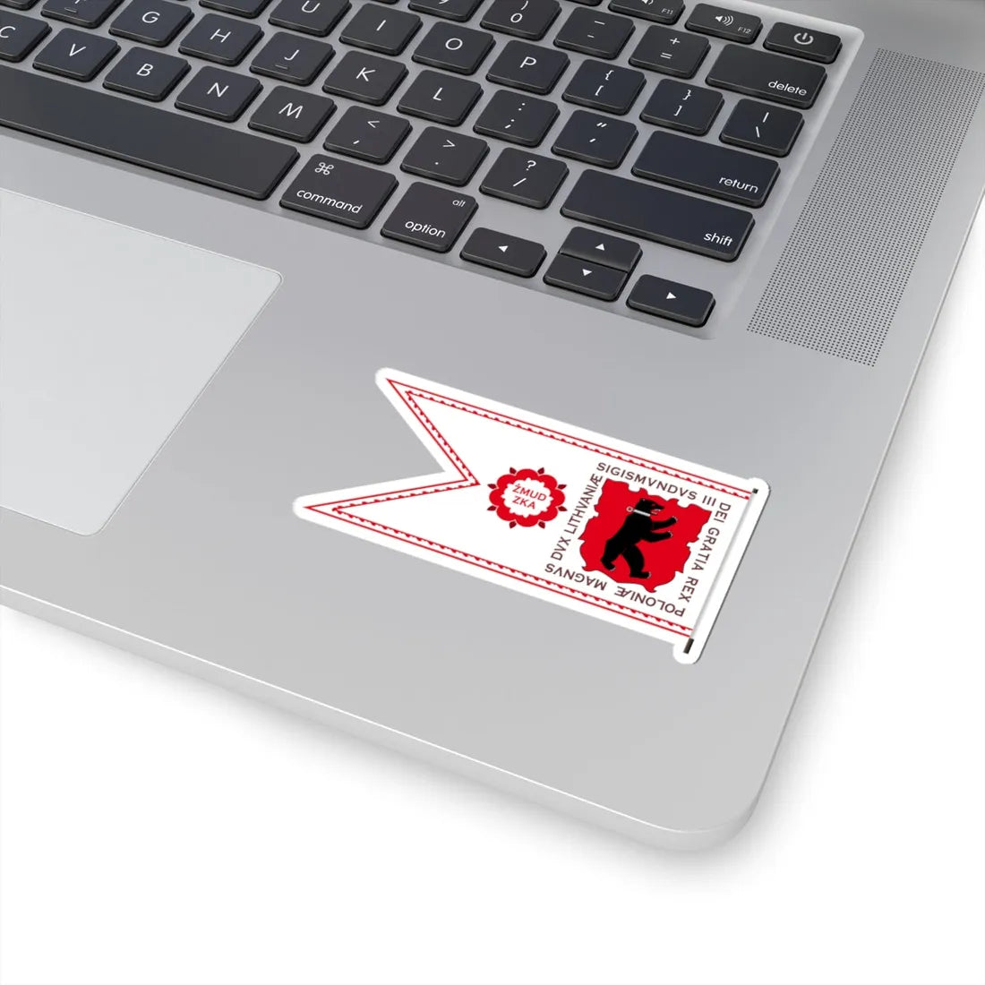 Banner of Duchy of Samogitia 1609-1618-2 (Belarus) (Coat of Arms) STICKER Vinyl Kiss-Cut Decal - The Sticker Space
