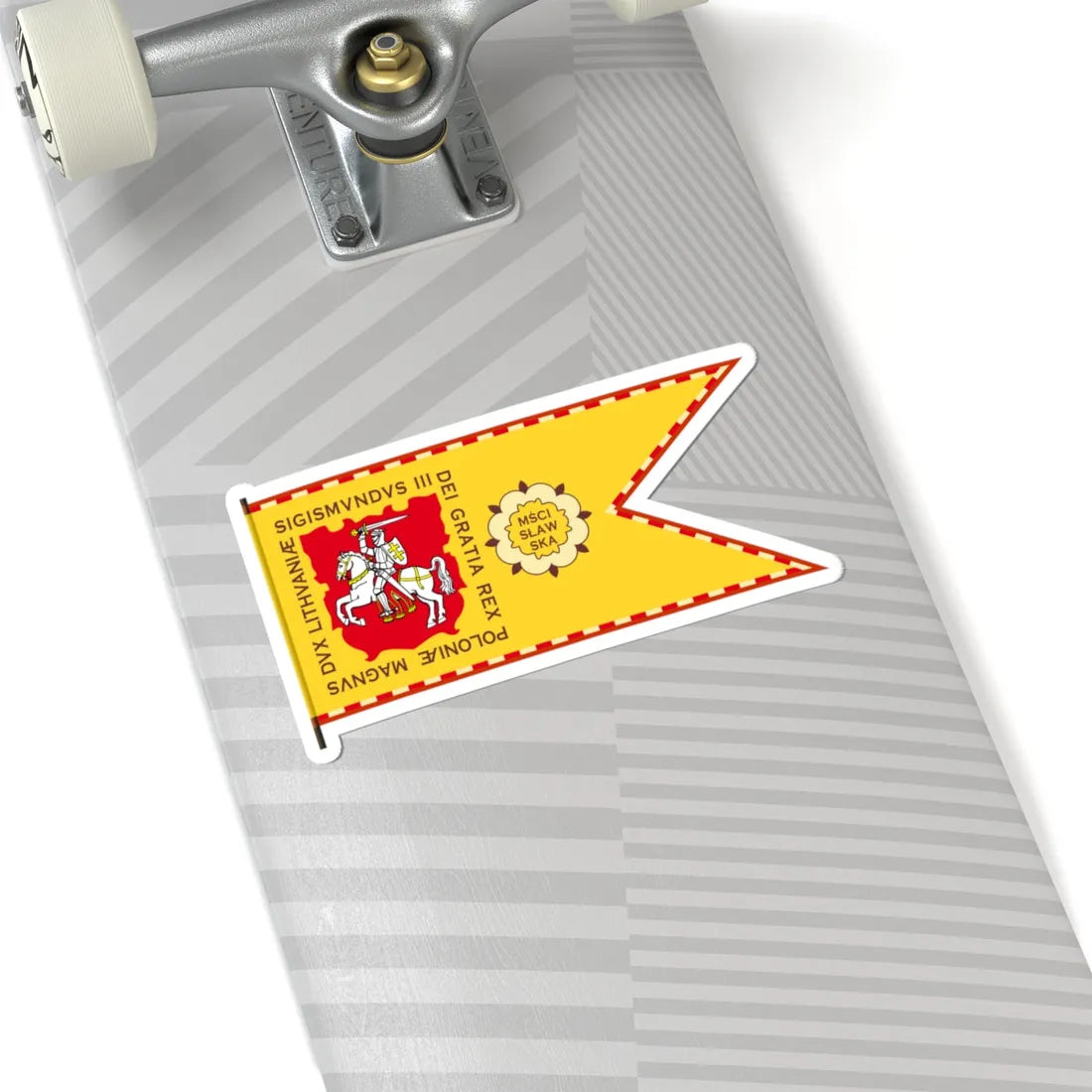 Banner of Mstsislaw Voivodeship 1609-1618-1 (Belarus) (Coat of Arms) STICKER Vinyl Kiss-Cut Decal - The Sticker Space