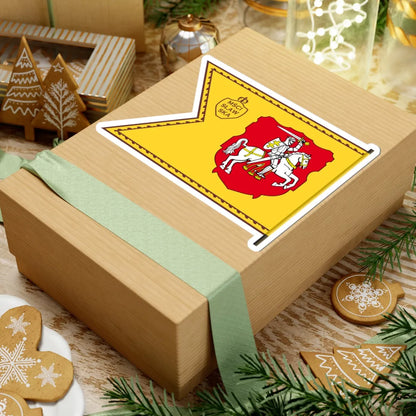 Banner of Mstsislaw Voivodeship 1609-1618-2 (Belarus) (Coat of Arms) STICKER Vinyl Kiss-Cut Decal - The Sticker Space