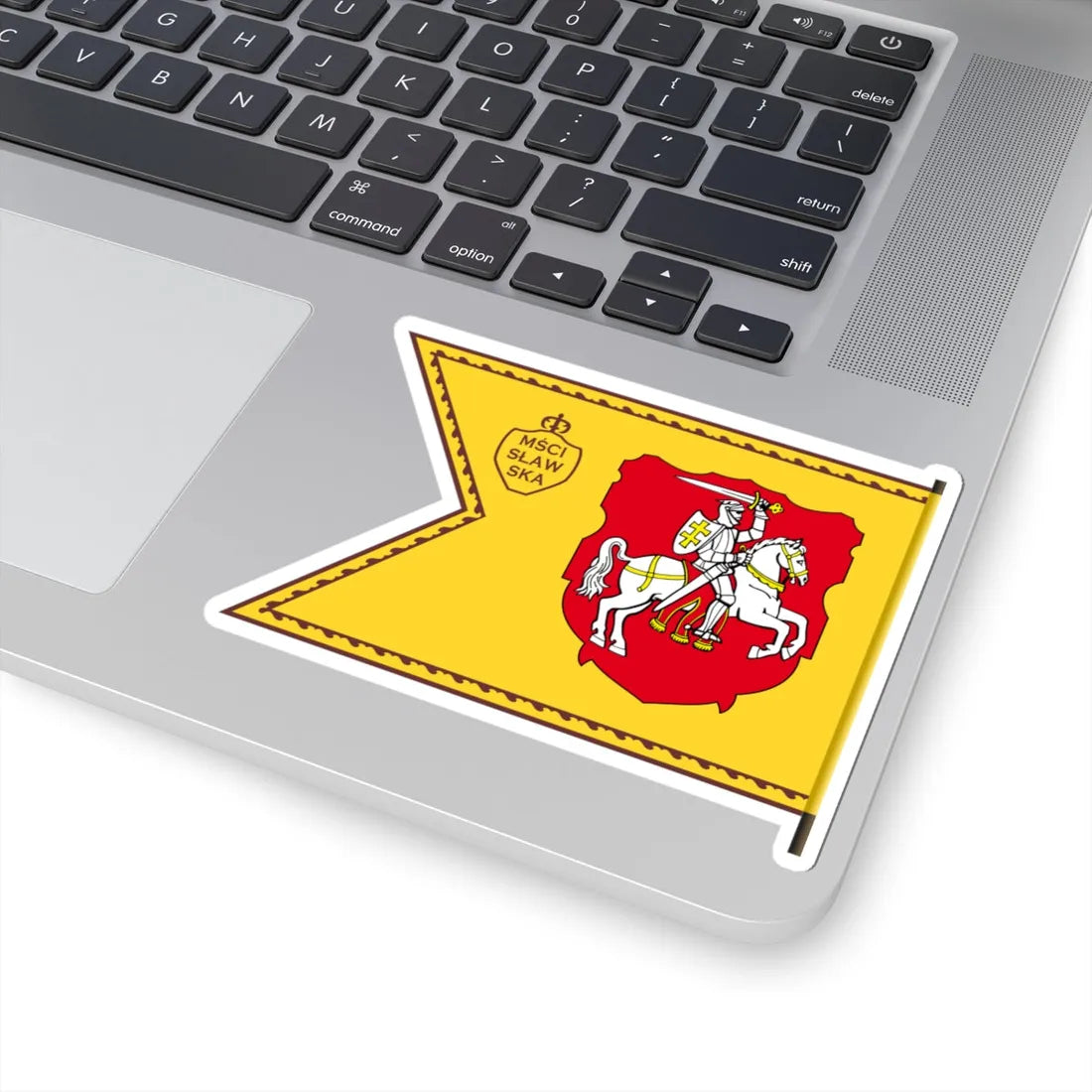 Banner of Mstsislaw Voivodeship 1609-1618-2 (Belarus) (Coat of Arms) STICKER Vinyl Kiss-Cut Decal - The Sticker Space