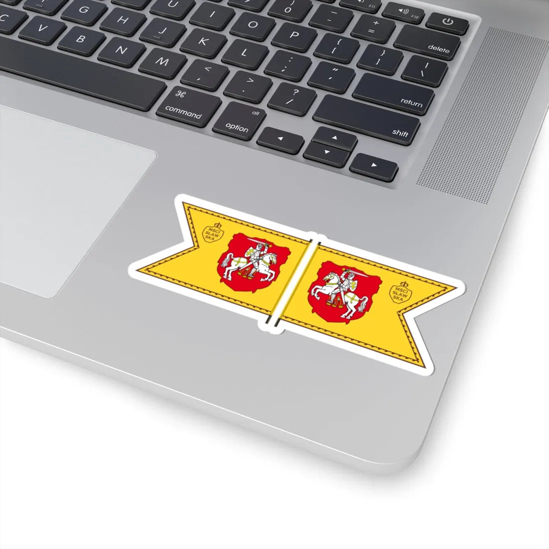 Banner of Mstsislaw Voivodeship 1609-1618 (Belarus) (Coat of Arms) STICKER Vinyl Kiss-Cut Decal - The Sticker Space