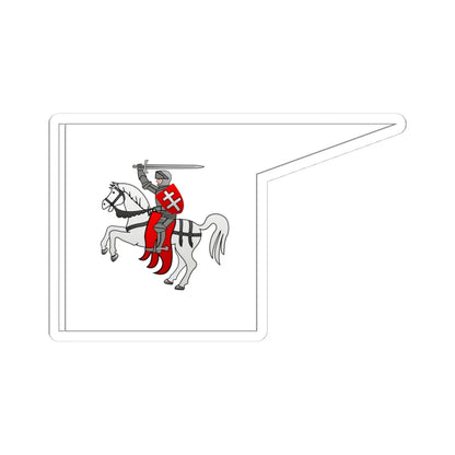 Banner of Połacak Voivodeship (Belarus) (Coat of Arms) STICKER Vinyl Kiss-Cut Decal 4 Inch White - The Sticker Space