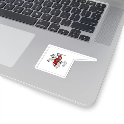 Banner of Połacak Voivodeship (Belarus) (Coat of Arms) STICKER Vinyl Kiss-Cut Decal - The Sticker Space