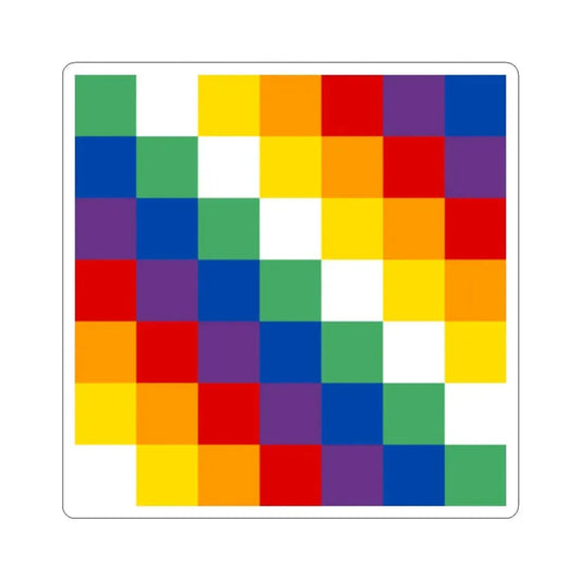 Banner of the Anti Suyu 1979 (Peru) STICKER Vinyl Kiss-Cut Decal 2 Inch White - The Sticker Space