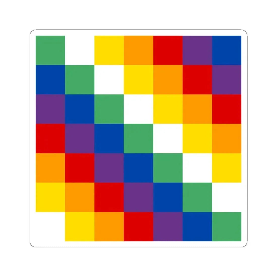 Banner of the Anti Suyu 1979 (Peru) STICKER Vinyl Kiss-Cut Decal 3 Inch White - The Sticker Space