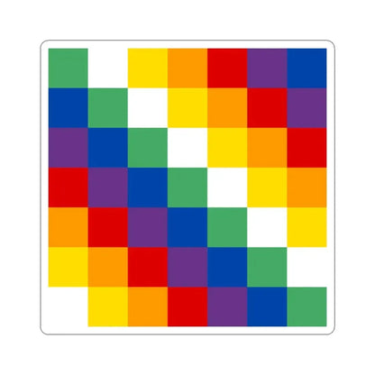 Banner of the Anti Suyu 1979 (Peru) STICKER Vinyl Kiss-Cut Decal 3 Inch White - The Sticker Space