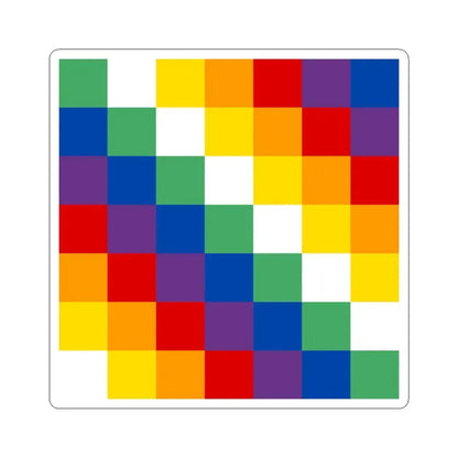 Banner of the Anti Suyu 1979 (Peru) STICKER Vinyl Kiss-Cut Decal 4 Inch White - The Sticker Space