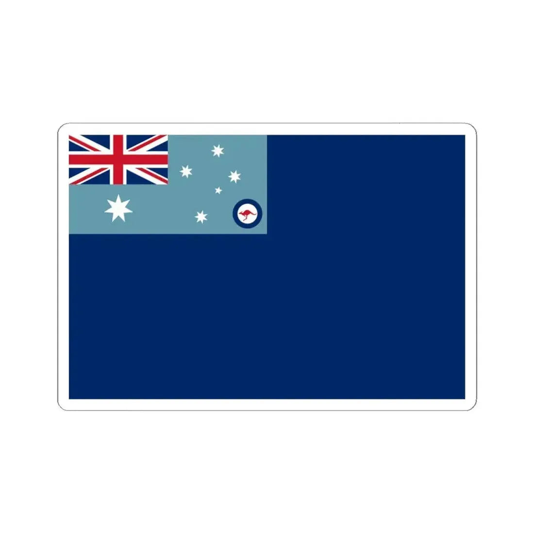 Banner of the Australian Air Force Cadets obverse (Australia) STICKER Vinyl Kiss-Cut Decal 6 Inch White - The Sticker Space