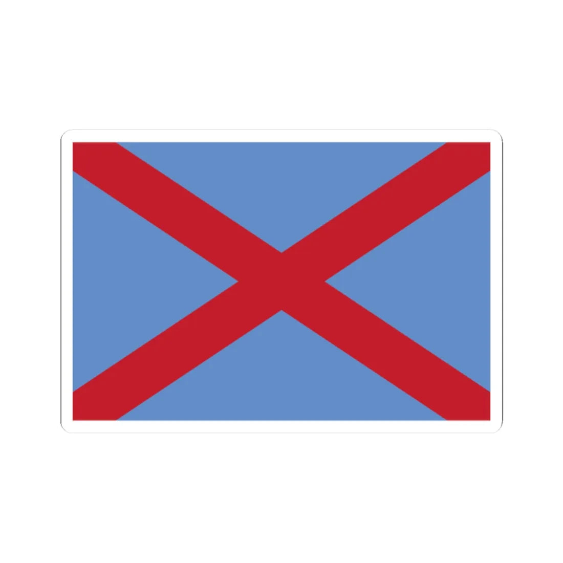 Banner of the Blueshirts (Ireland) STICKER Vinyl Kiss-Cut Decal 2 Inch White - The Sticker Space