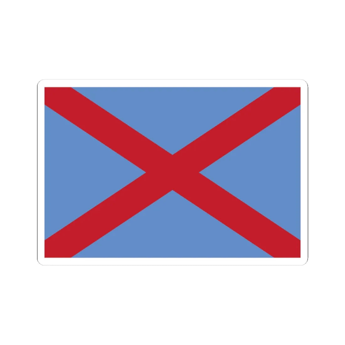 Banner of the Blueshirts (Ireland) STICKER Vinyl Kiss-Cut Decal 3 Inch White - The Sticker Space