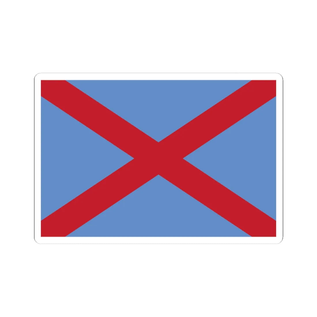 Banner of the Blueshirts (Ireland) STICKER Vinyl Kiss-Cut Decal 4 Inch White - The Sticker Space