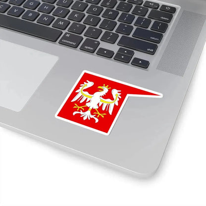 Banner of the Kingdom of Poland (Poland) STICKER Vinyl Kiss-Cut Decal - The Sticker Space
