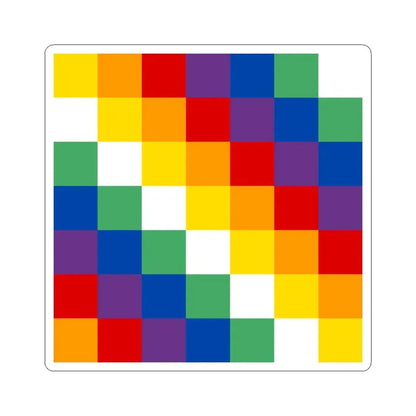 Banner of the Kunti Suyu 1979 (Peru) STICKER Vinyl Kiss-Cut Decal 3 Inch White - The Sticker Space