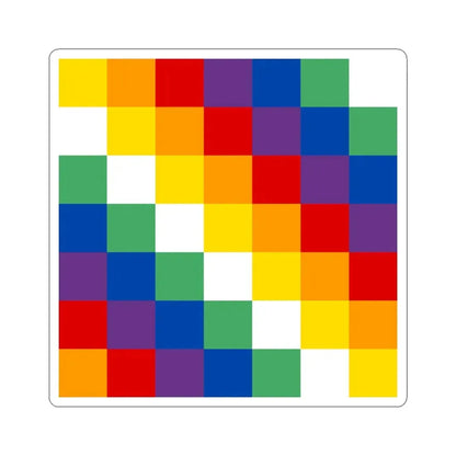 Banner of the Kunti Suyu 1979 (Peru) STICKER Vinyl Kiss-Cut Decal 4 Inch White - The Sticker Space