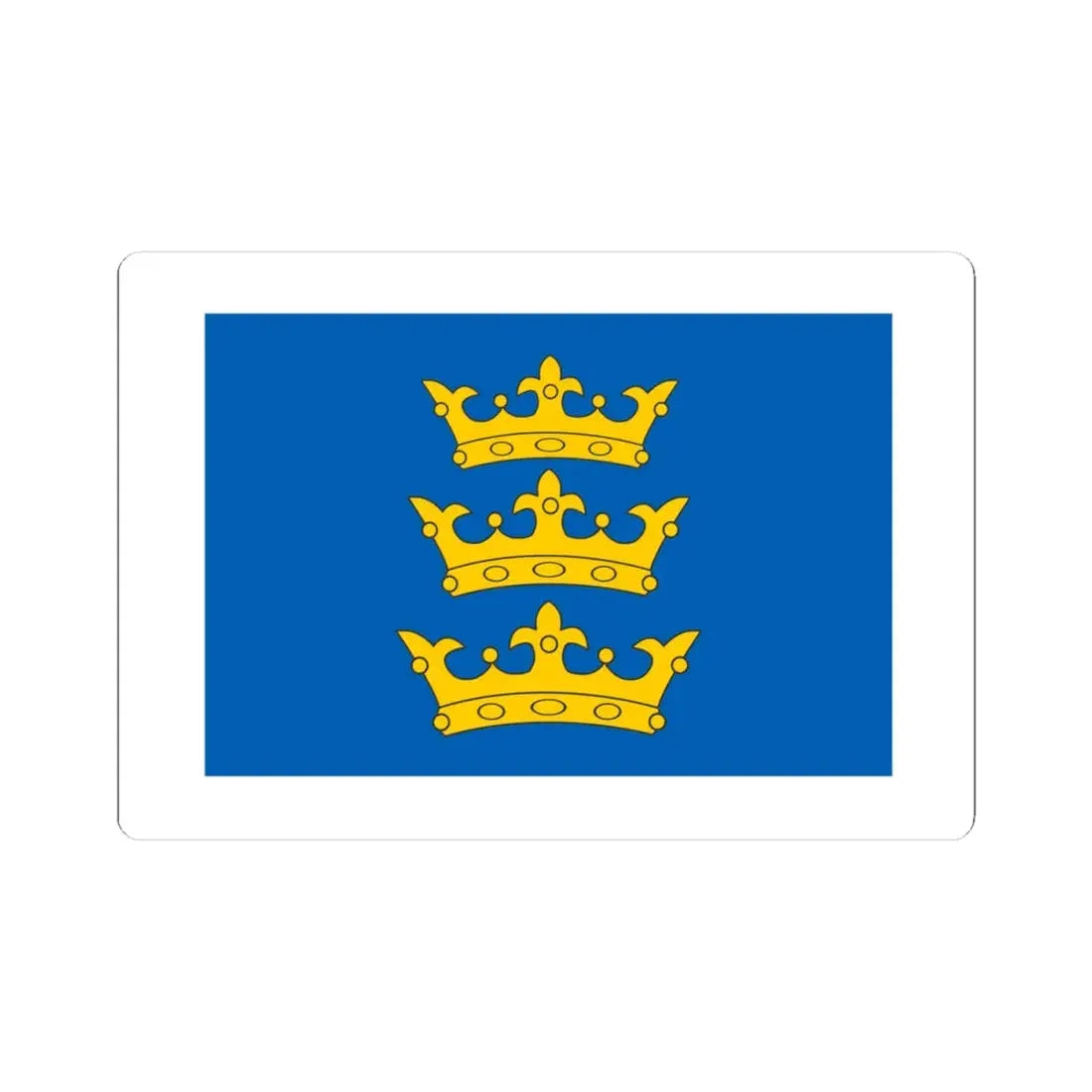 Banner of the Lordship of Ireland (Ireland) STICKER Vinyl Kiss-Cut Decal 4 Inch White - The Sticker Space