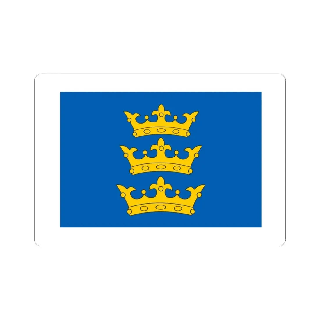 Banner of the Lordship of Ireland (Ireland) STICKER Vinyl Kiss-Cut Decal 6 Inch White - The Sticker Space
