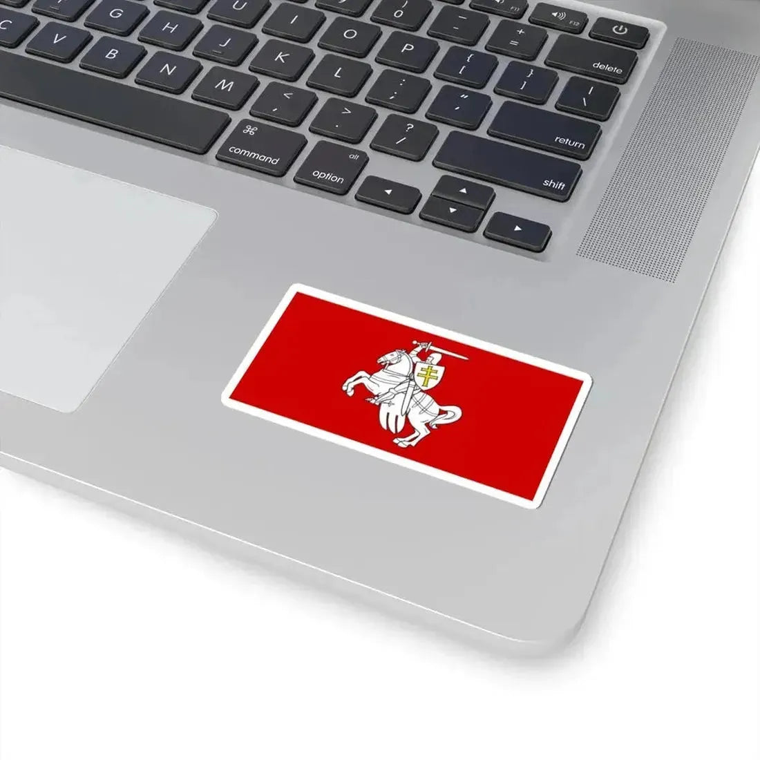 Banner of the Pahonia coat of arms of Belarus (Belarus) STICKER Vinyl Kiss-Cut Decal - The Sticker Space