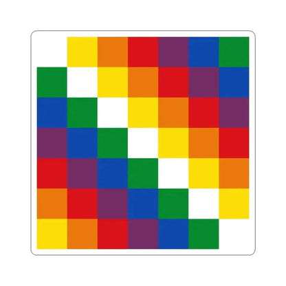 Banner of the Qulla Suyu 1979 (Argentina) STICKER Vinyl Kiss-Cut Decal 3 Inch White - The Sticker Space