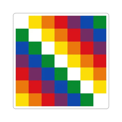 Banner of the Qulla Suyu 1979 (Argentina) STICKER Vinyl Kiss-Cut Decal 4 Inch White - The Sticker Space