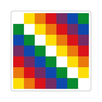 Banner of the Qulla Suyu 1979 (Argentina) STICKER Vinyl Kiss-Cut Decal 6 Inch White - The Sticker Space