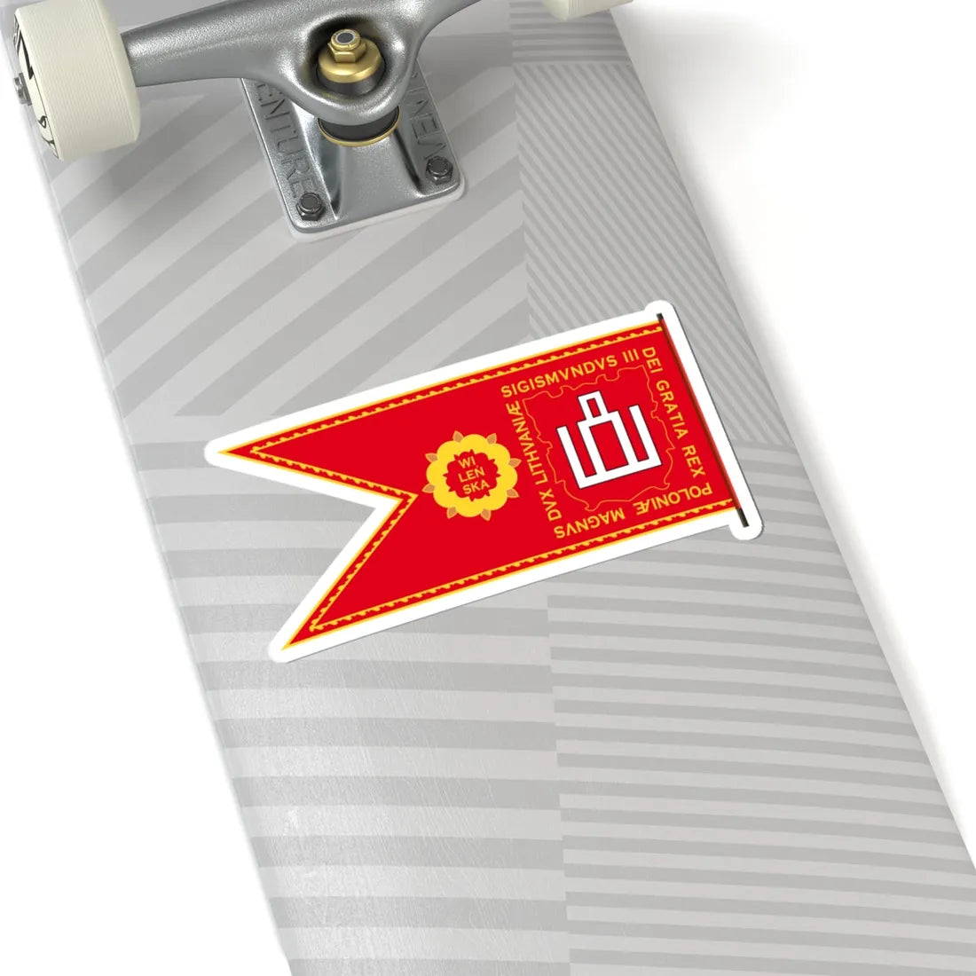 Banner of Vilnius Voivodeship 1609-1618-2 (Belarus) (Coat of Arms) STICKER Vinyl Kiss-Cut Decal - The Sticker Space