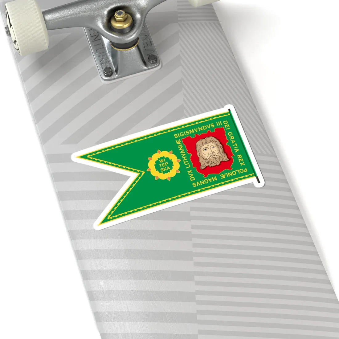 Banner of Vitebsk Voivodeship 1609-1618-2 (Belarus) (Coat of Arms) STICKER Vinyl Kiss-Cut Decal - The Sticker Space