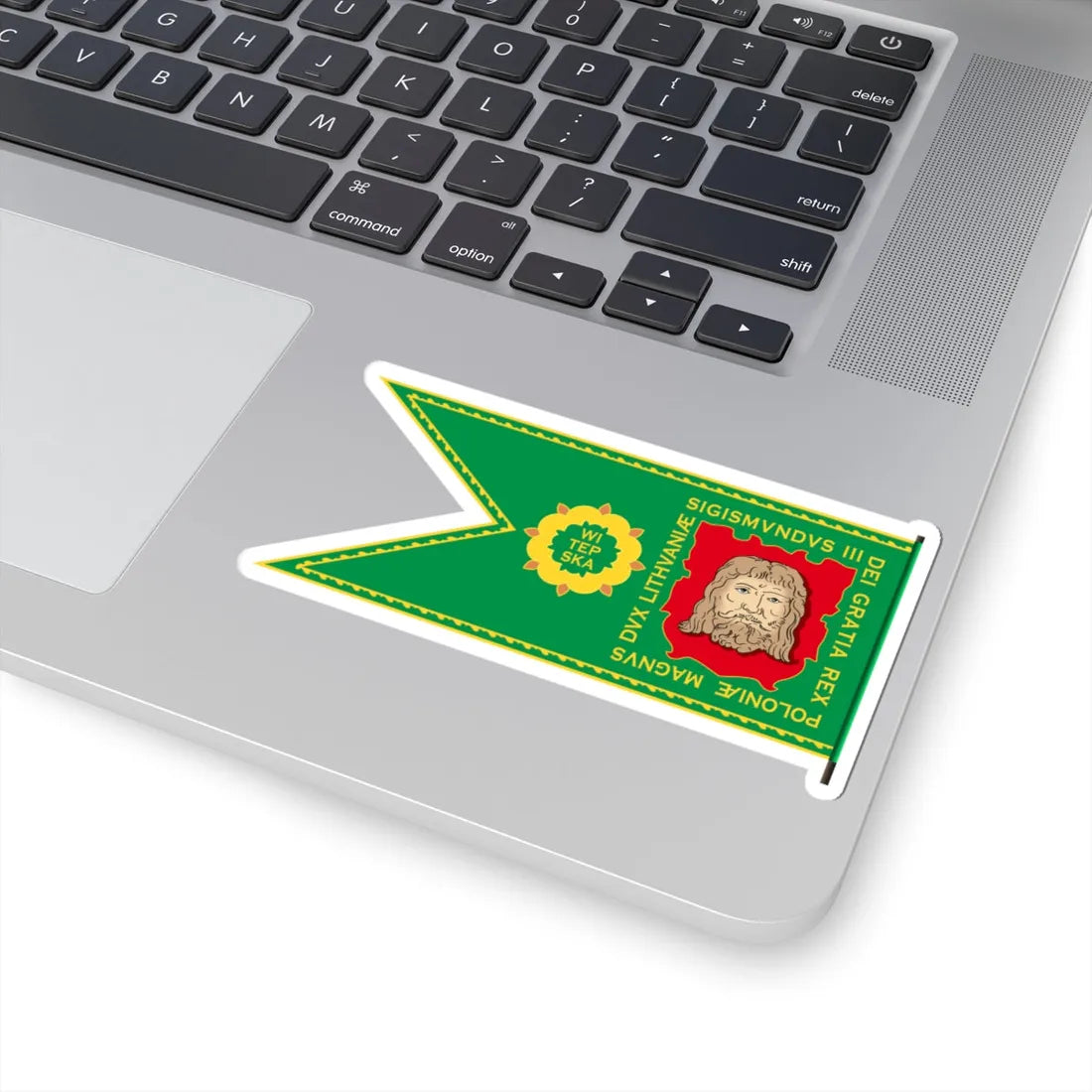 Banner of Vitebsk Voivodeship 1609-1618-2 (Belarus) (Coat of Arms) STICKER Vinyl Kiss-Cut Decal - The Sticker Space