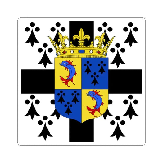 Banniel daofin breizh 1543 (Belgium) STICKER Vinyl Kiss-Cut Decal 2 Inch White - The Sticker Space