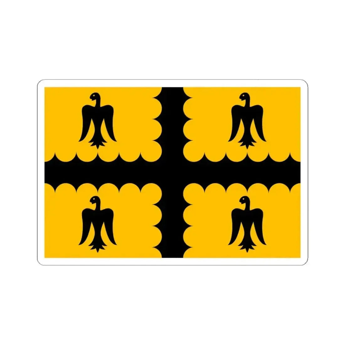 Banniel sant Erwan (Belgium) STICKER Vinyl Kiss-Cut Decal 6 Inch White - The Sticker Space