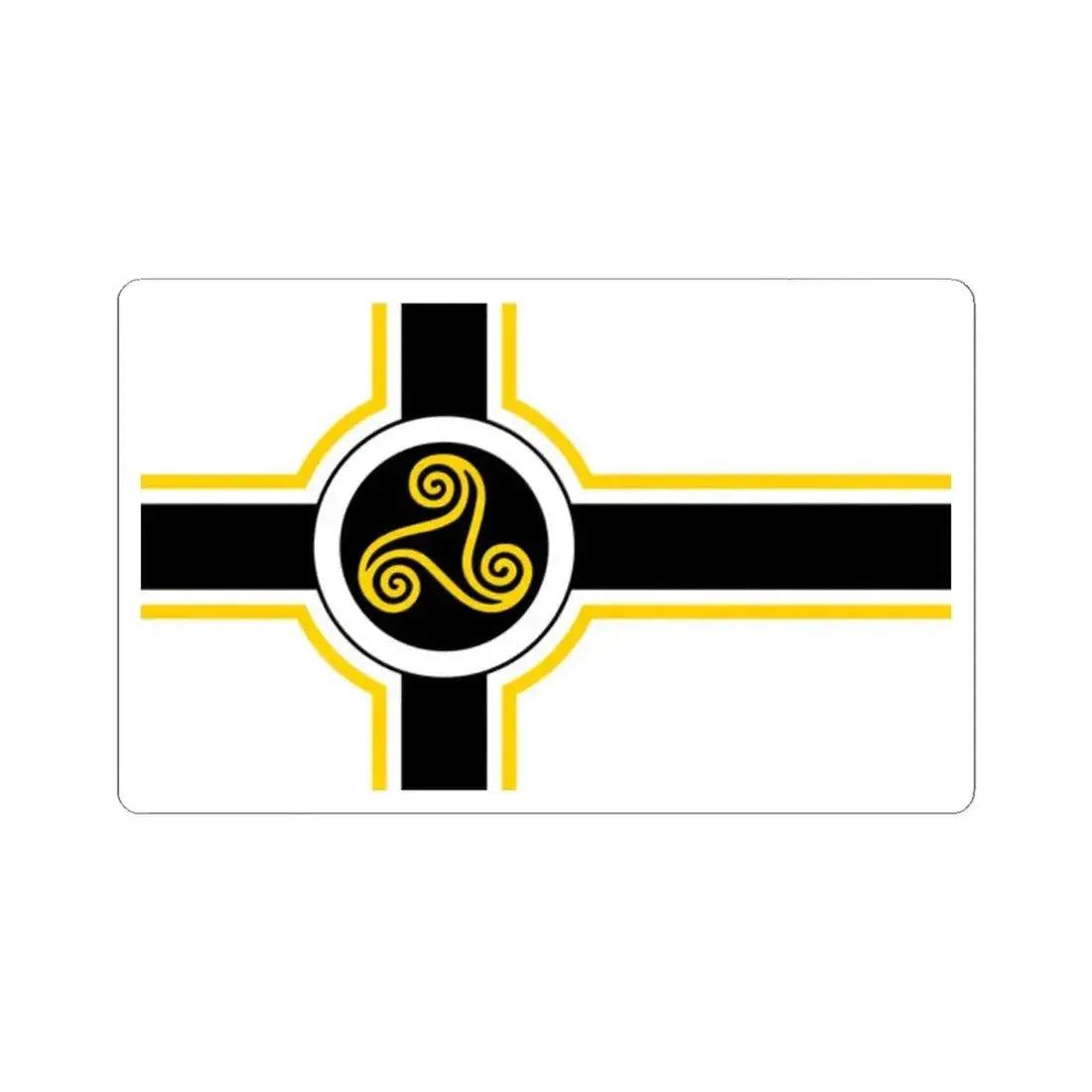 Banniel stollad broadel breizh (Belgium) STICKER Vinyl Kiss-Cut Decal 2 Inch White - The Sticker Space