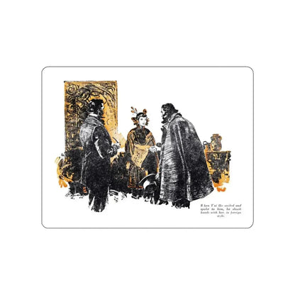 Bar Gold (2), Blue Book Magazine, April 1948 (Magazine Illustration) STICKER Vinyl Die-Cut Decal White Die-Cut 3 Inch - The Sticker Space