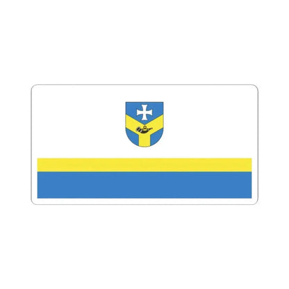 Baran city flag (Belarus) STICKER Vinyl Kiss-Cut Decal 2 Inch White - The Sticker Space