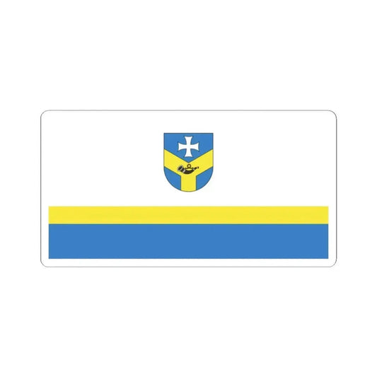 Baran city flag (Belarus) STICKER Vinyl Kiss-Cut Decal 2 Inch White - The Sticker Space