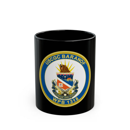 Baranof WPB 1318 (U.S. Coast Guard) Black Coffee Mug-11oz-The Sticker Space