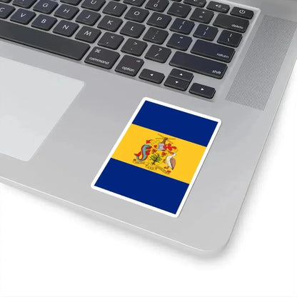 Barbados 50th Anniversary of Independence banner (Barbados) STICKER Vinyl Kiss-Cut Decal - The Sticker Space