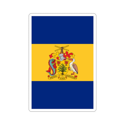 Barbados 50th Anniversary of Independence Banner STICKER Vinyl Die-Cut Decal-2 Inch-The Sticker Space