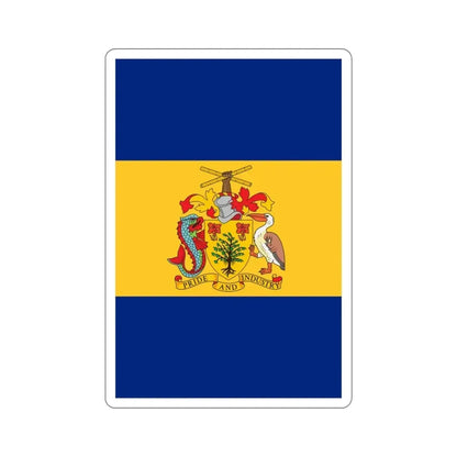 Barbados 50th Anniversary of Independence Banner STICKER Vinyl Die-Cut Decal - The Sticker Space