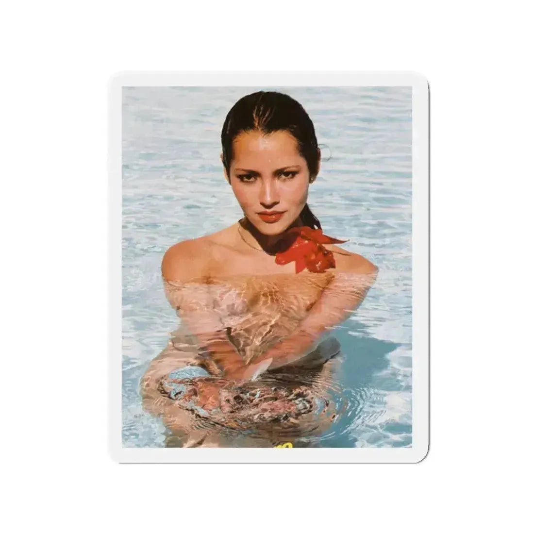 Barbara Carrera #116 (Vintage Female Icon) Refrigerator Magnet 2 Inch Die-Cut - The Sticker Space