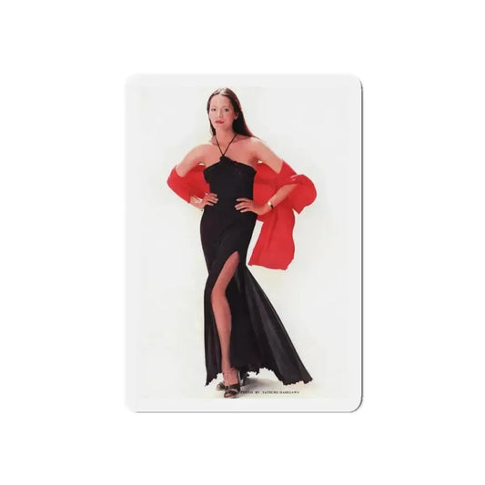 Barbara Carrera #123 (Vintage Female Icon) Refrigerator Magnet 6 Inch Die-Cut - The Sticker Space