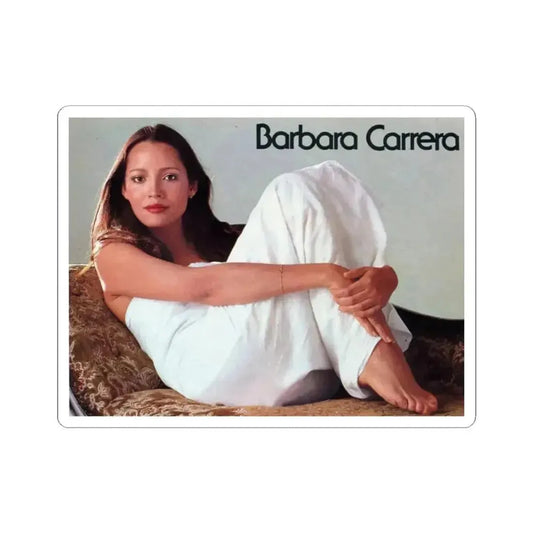 Barbara Carrera #124 (Vintage Female Icon) STICKER Vinyl Kiss-Cut Decal 2 Inch White - The Sticker Space