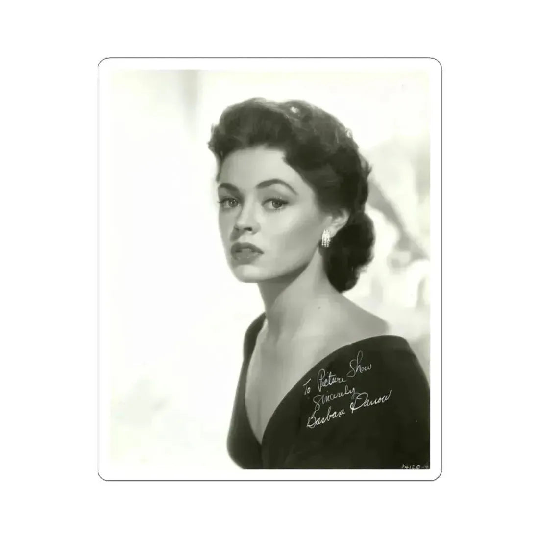 Barbara Darrow #08 (Vintage Female Icon) STICKER Vinyl Kiss-Cut Decal 3 Inch White - The Sticker Space