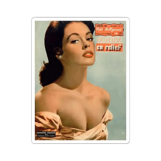 Barbara Darrow #10 (Vintage Female Icon) STICKER Vinyl Kiss-Cut Decal 2 Inch White - The Sticker Space