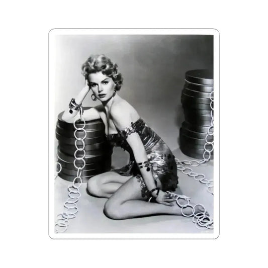 Barbara Lang #39 (Vintage Female Icon) STICKER Vinyl Kiss-Cut Decal 2 Inch White - The Sticker Space