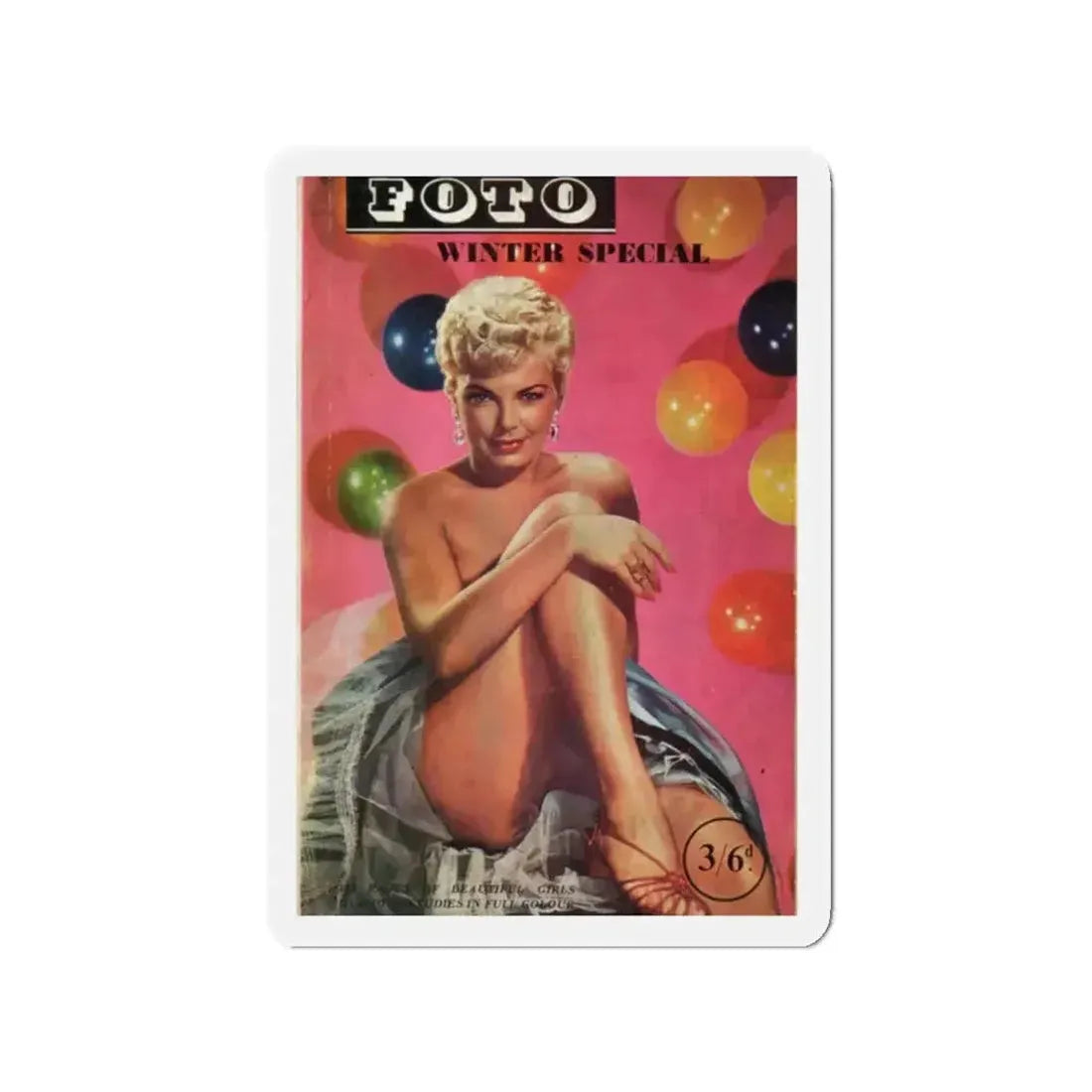 Barbara Nichols #27 - Mag. Cover (Vintage Female Icon) Refrigerator Magnet - The Sticker Space