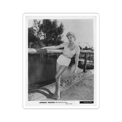 Barbara Nichols #443 (Vintage Female Icon) STICKER Vinyl Kiss-Cut Decal 3 Inch White - The Sticker Space