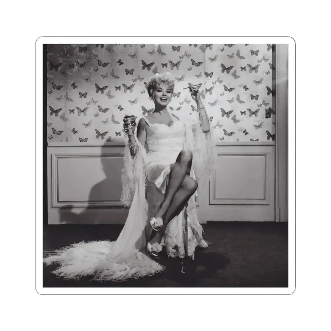 Barbara Nichols #479 (Vintage Female Icon) STICKER Vinyl Kiss-Cut Decal 3 Inch White - The Sticker Space