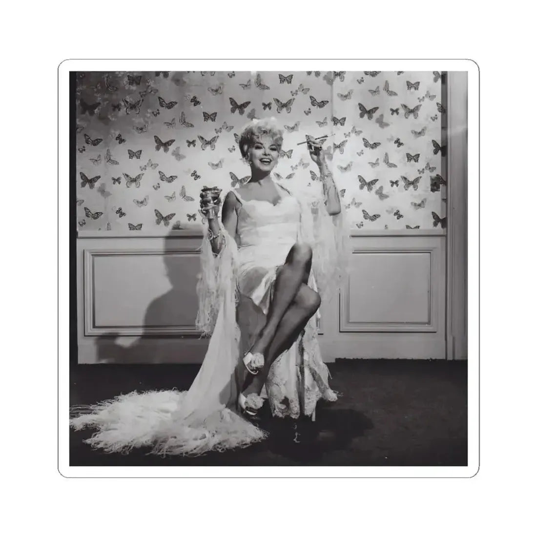 Barbara Nichols #479 (Vintage Female Icon) STICKER Vinyl Kiss-Cut Decal 6 Inch White - The Sticker Space