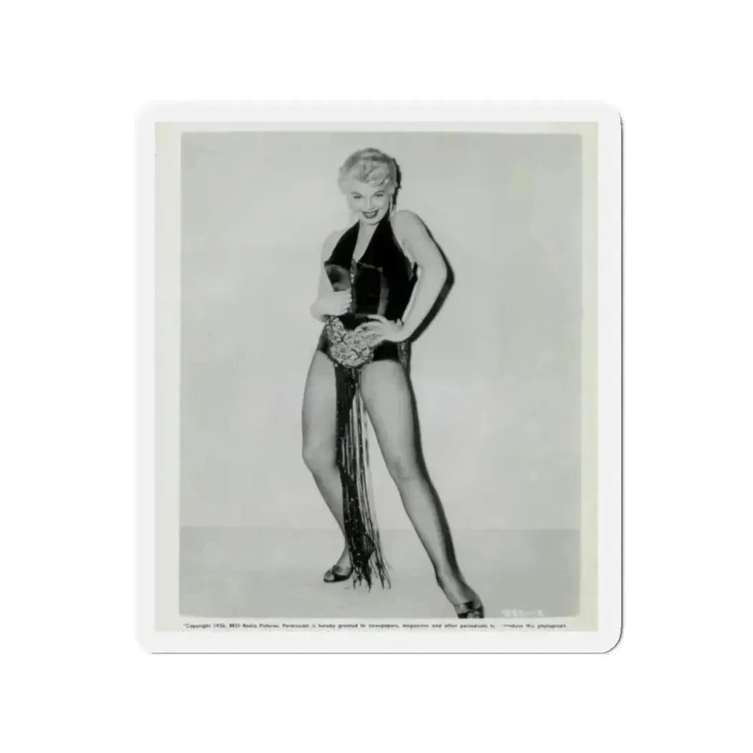 Barbara Nichols #50 (Vintage Female Icon) Refrigerator Magnet 2 Inch Die-Cut - The Sticker Space
